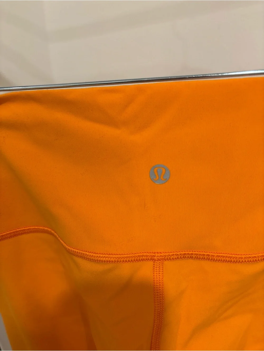 lululemon athletica Orange High-Rise Capri Leggings